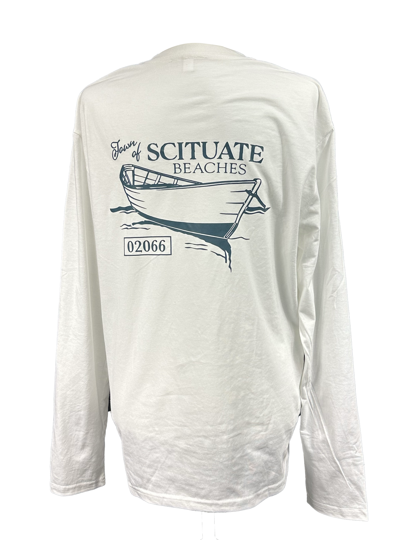 Scituate Beach Sticker Unisex Long Sleeve Tee Shirt