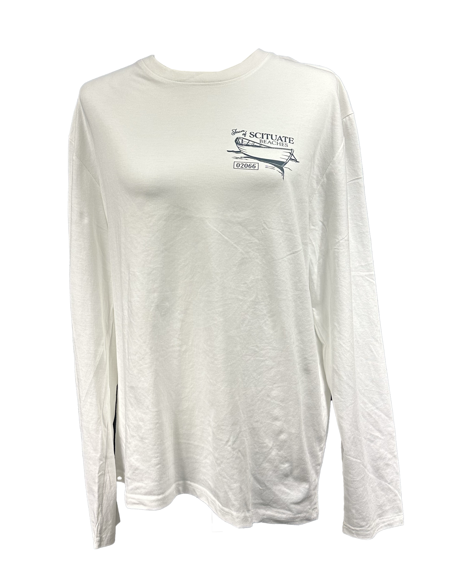 Scituate Beach Sticker Unisex Long Sleeve Tee Shirt