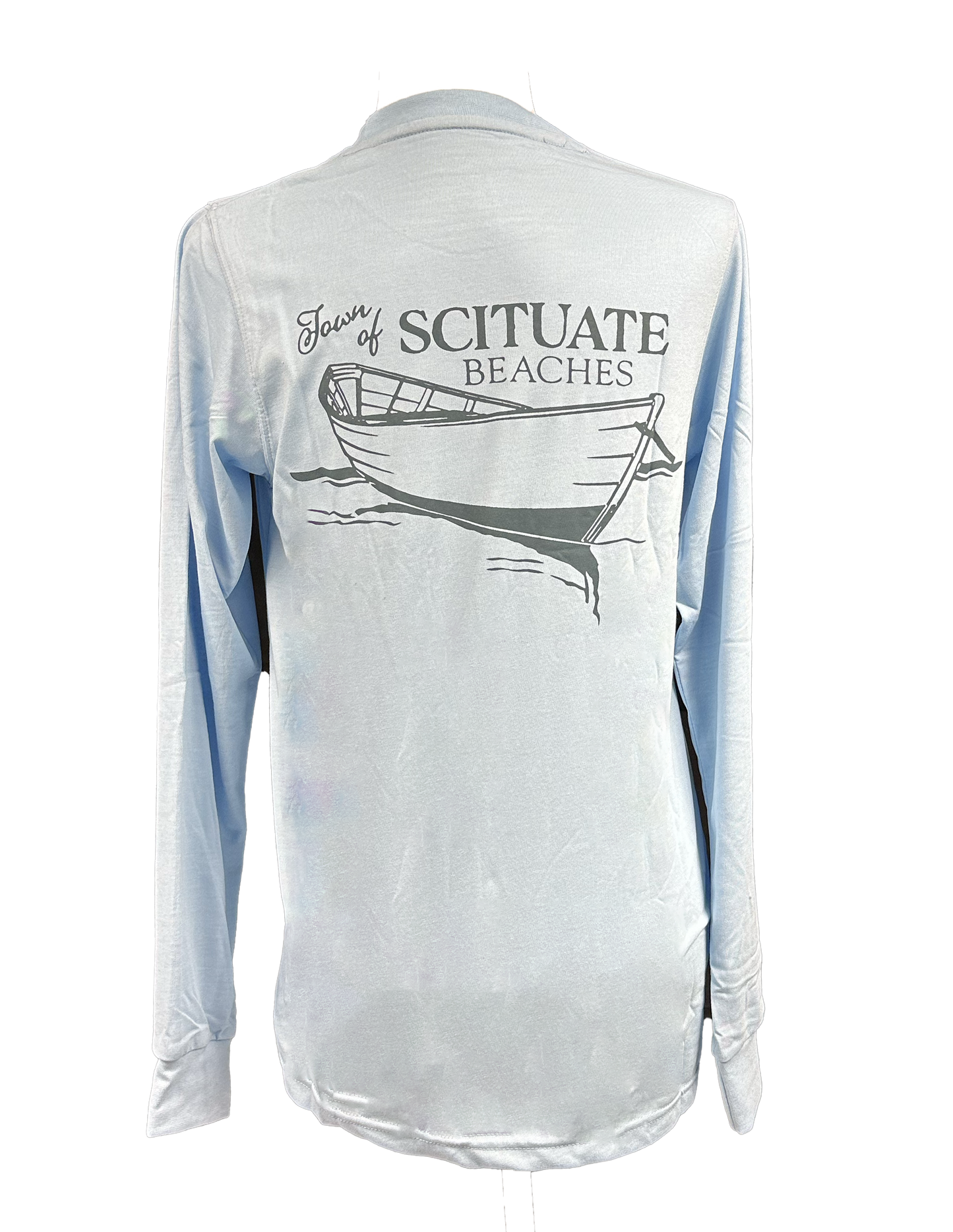 Scituate Beach Sticker Unisex Long Sleeve Tee Shirt